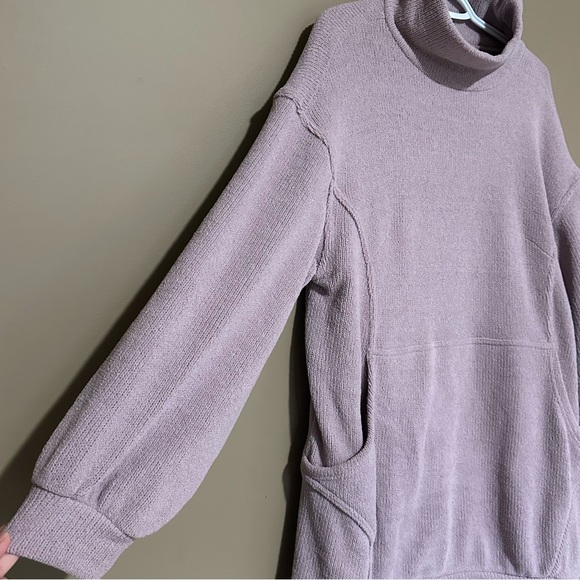 Free People FP Beach Ronda Tunic Sweater, Mock Neck size S oversized fit - Picture 8 of 11